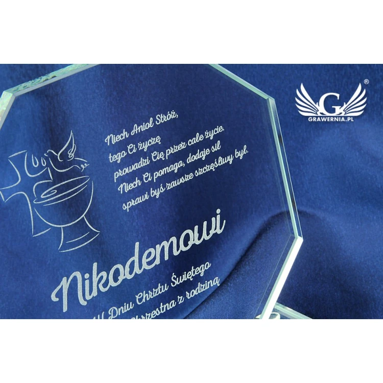 Glass Trophy - Merida Baptism Souvenir
