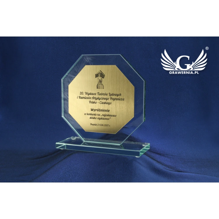 Glass Trophy - MERIDA plus engraving laminate