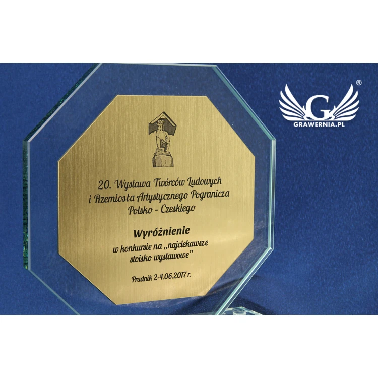 Glass Trophy - MERIDA plus engraving laminate