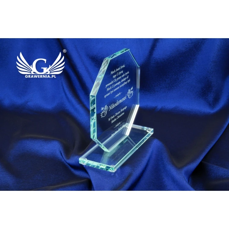 Glass Trophy - Merida Baptism Souvenir