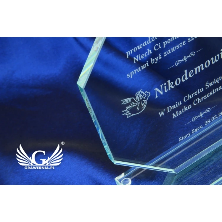 Glass Trophy - Merida Baptism Souvenir