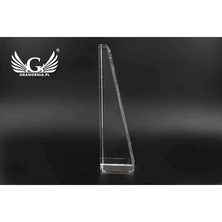 Glass Trophy in PERLA case - First Holy Communion Souvenir - TSZ058