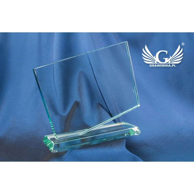 Glass Trophy - PRISM - Laser Engraved - TSZ052