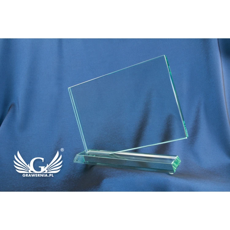 Glass Trophy - PRISM - Laser Engraved - TSZ052