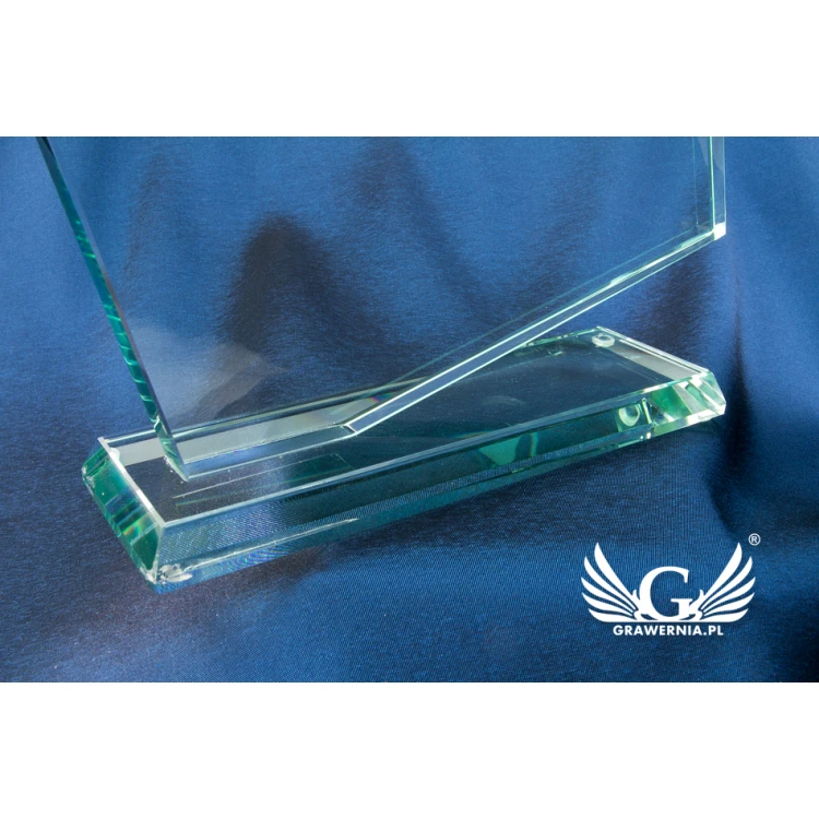 Glass Trophy - PRISM - Laser Engraved - TSZ052
