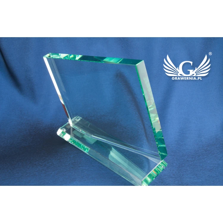 Glass Trophy - PRISM - Laser Engraved - TSZ052