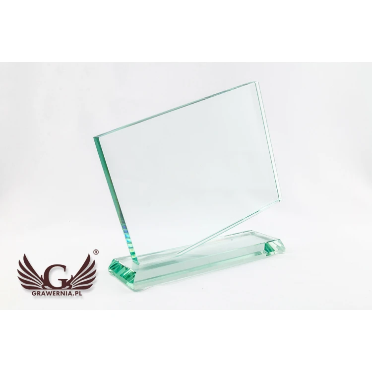 Glass Trophy - PRISM - Laser Engraved - TSZ052