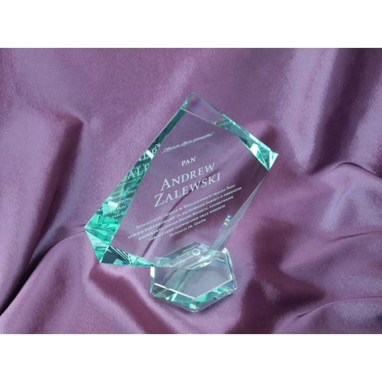 Glass Trophy in Case - QUARTET BIG