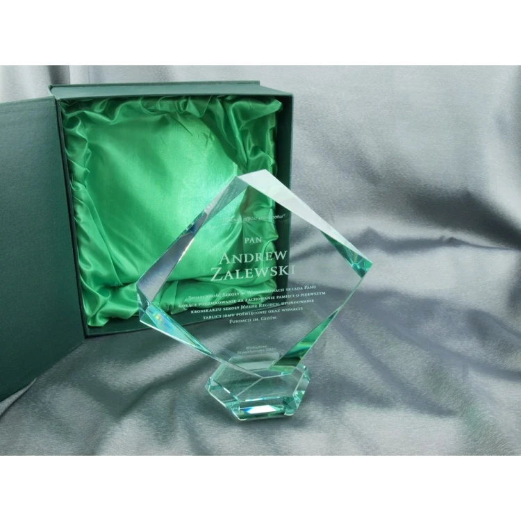 Glass Trophy in Case - QUARTET BIG