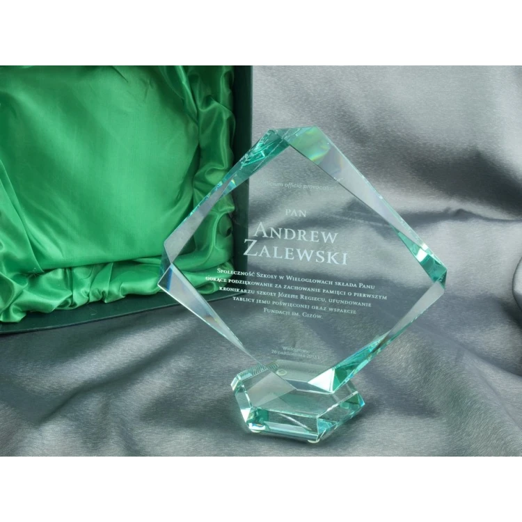 Glass Trophy in Case - QUARTET BIG