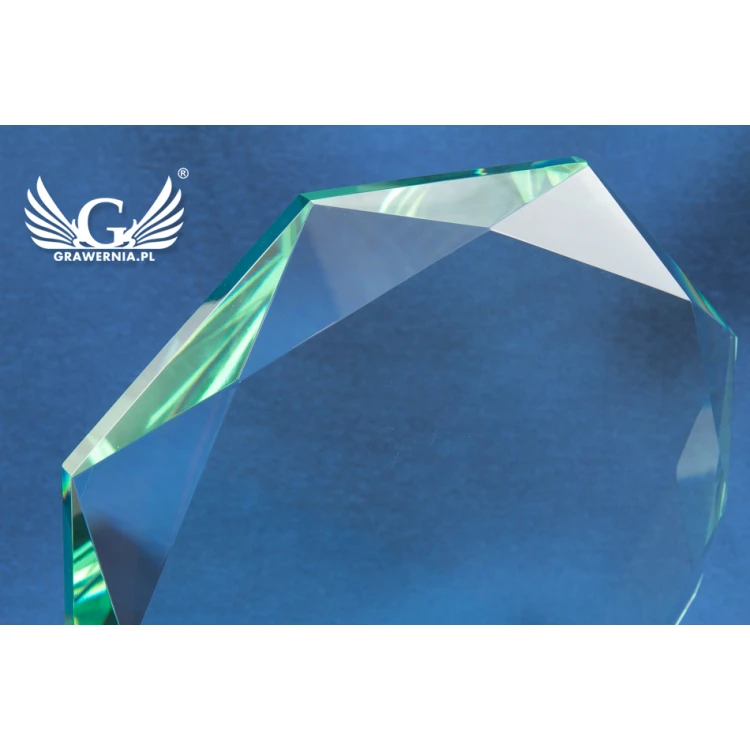 Glass Trophy - ROLAND Laser Engraved - TSZ051