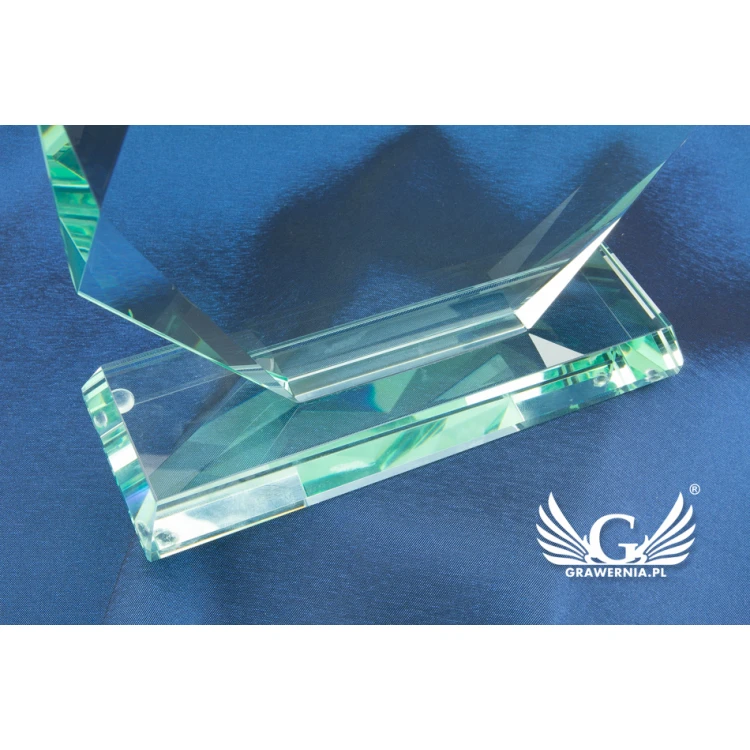 Glass Trophy - ROLAND Laser Engraved - TSZ051