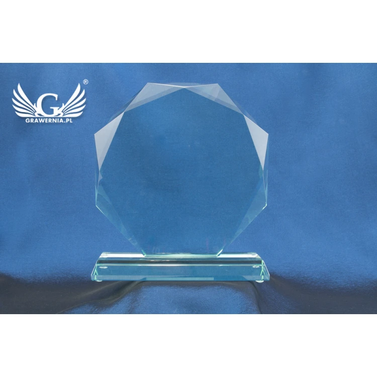 Glass Trophy - ROLAND Laser Engraved - TSZ051