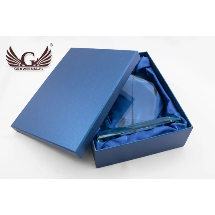 Glass Trophy - ROLAND Laser Engraved - TSZ051
