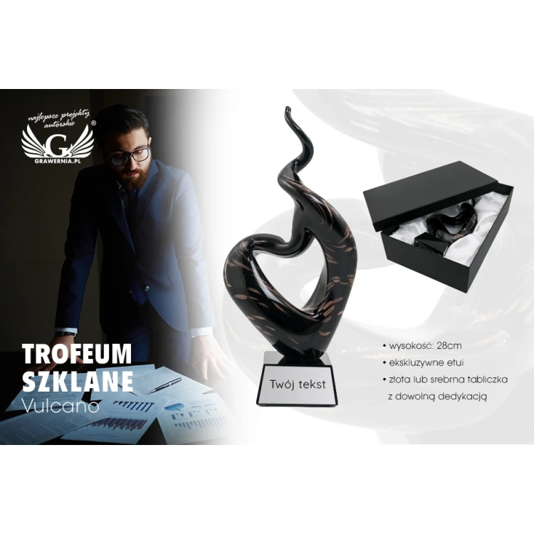 Vulcano Glass Trophy - TSZ099