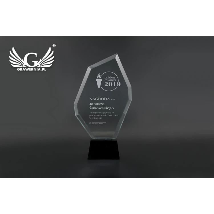 Glass Trophy in Case - Altea - TSZ106