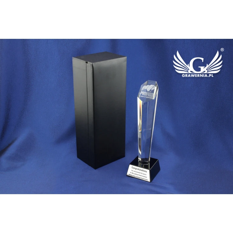 Glass Trophy in Case - ELIXIR