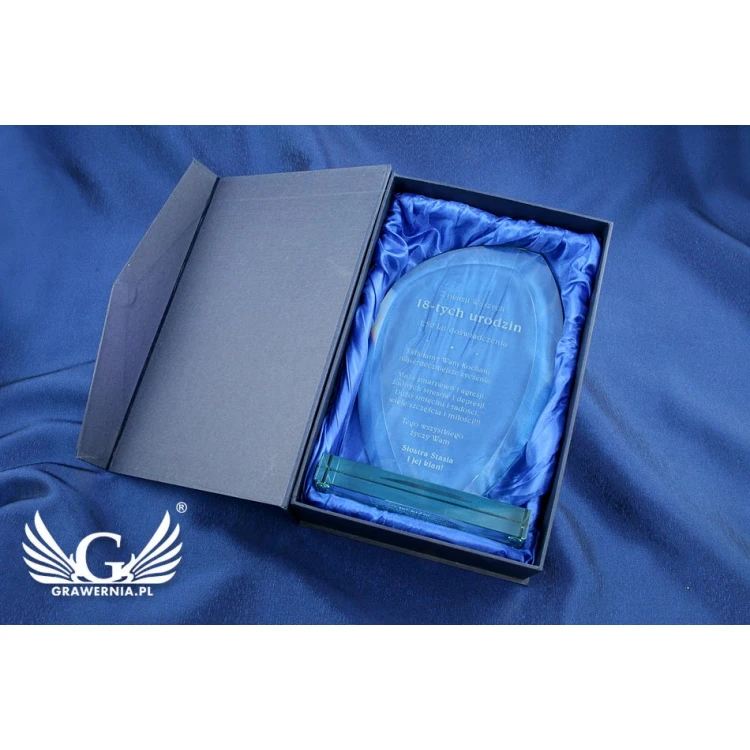 Glass Trophy in Case - INES