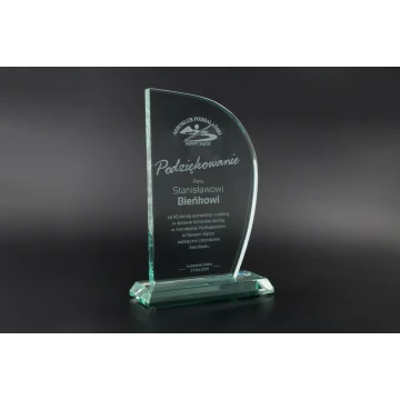 Glass Trophy in Case - Maxima