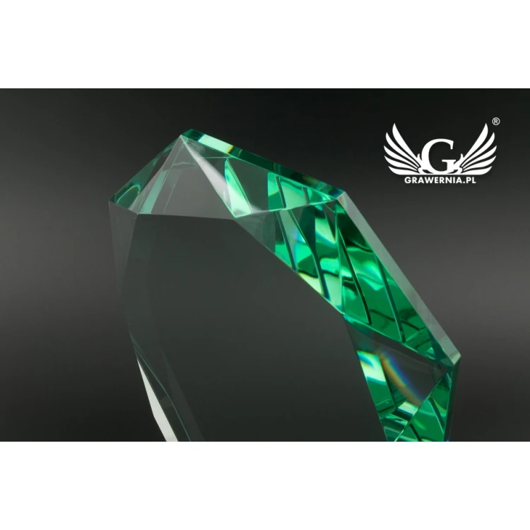 Glass Trophy in Case - MILO with Photo - Birthday Gift - TSZ063