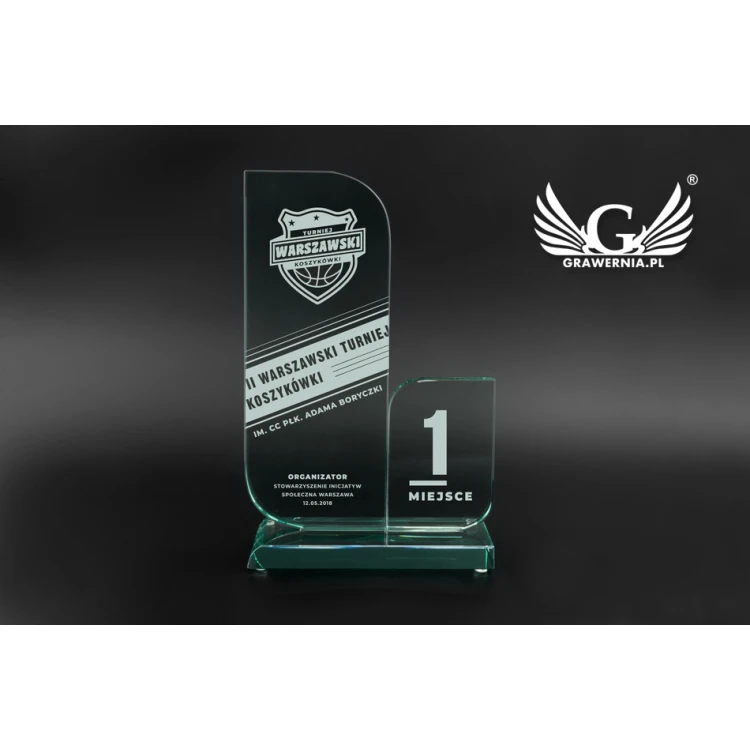 Glass Trophy in Case - Mount Blanc - TSZ069