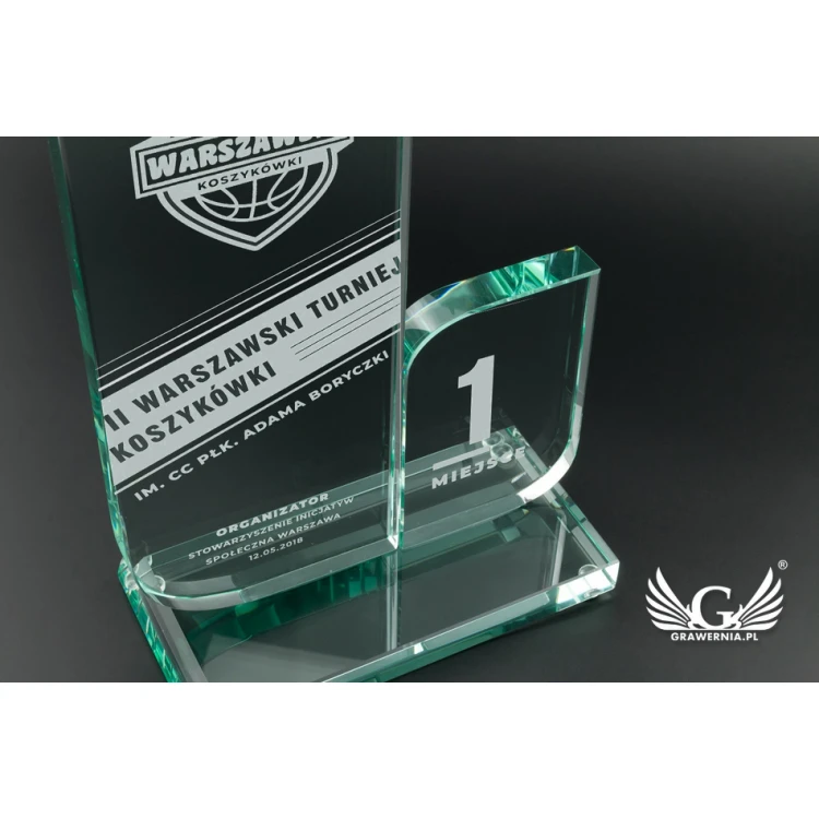 Glass Trophy in Case - Mount Blanc - TSZ069