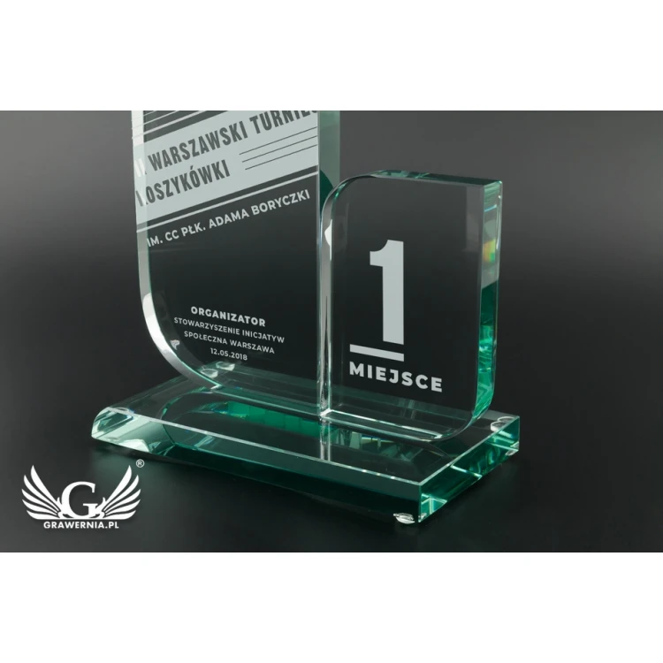 Glass Trophy in Case - Mount Blanc - TSZ069