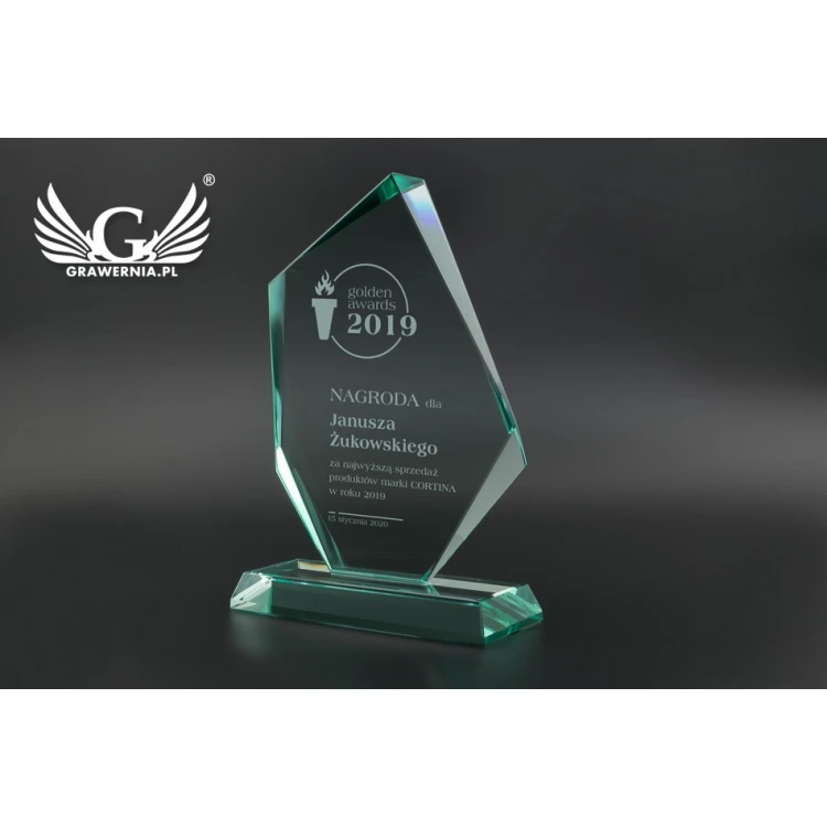 Glass Trophy in Case - OLIMP - TSZ098