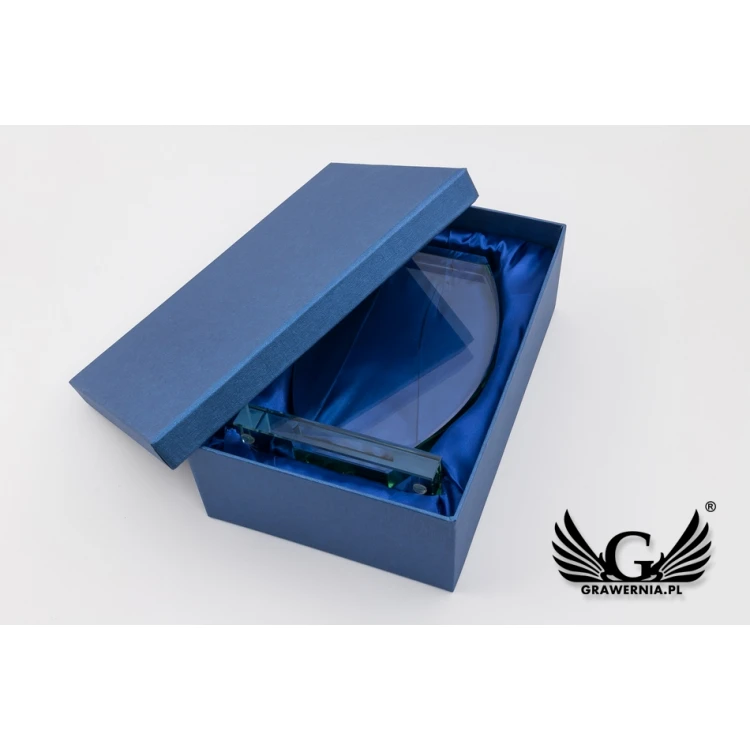 Glass Trophy in Case - Oviedo - TSZ103