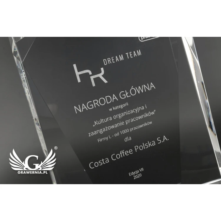 Glass Trophy in Case - Santander - TSZ102