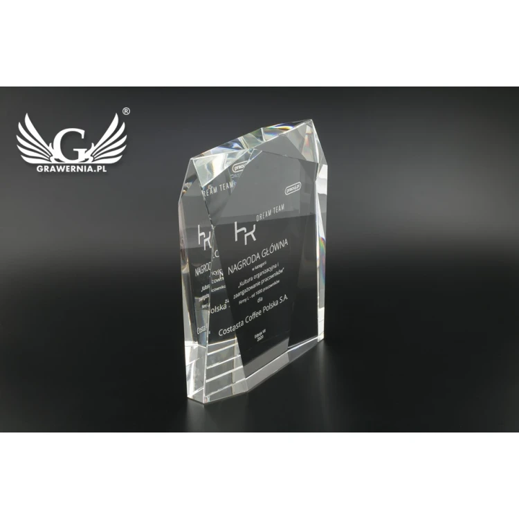 Glass Trophy in Case - Santander - TSZ102