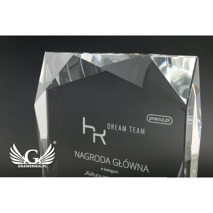 Glass Trophy in Case - Santander - TSZ102