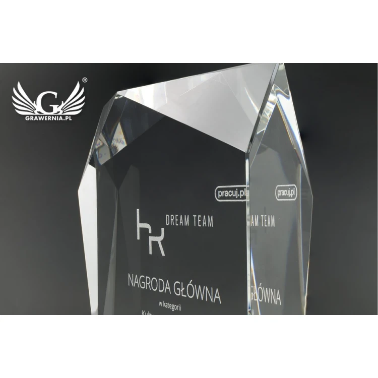 Glass Trophy in Case - Santander - TSZ102