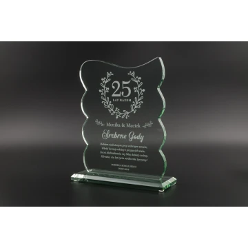 Glass Trophy in Case - Swing - TSZ077