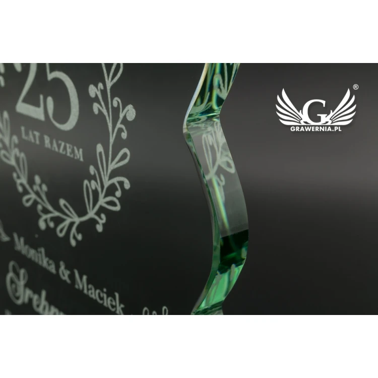 Glass Trophy in Case - Swing - TSZ077