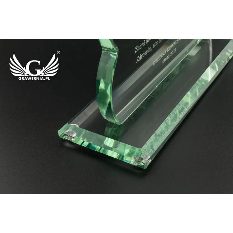 Glass Trophy in Case - Swing - TSZ077