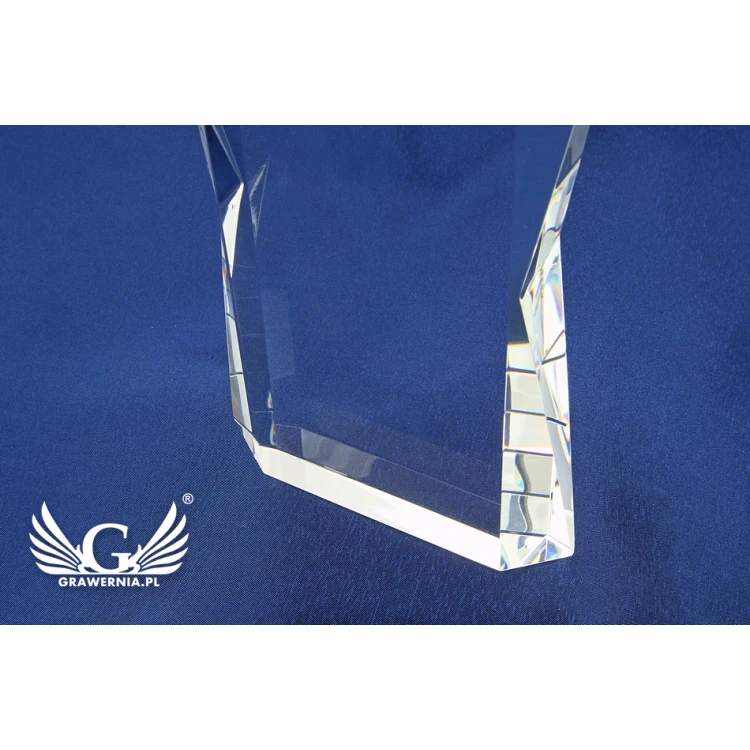 Glass Trophy in Case - VALOR