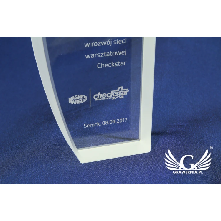 Glass Trophy in Case - VENUS