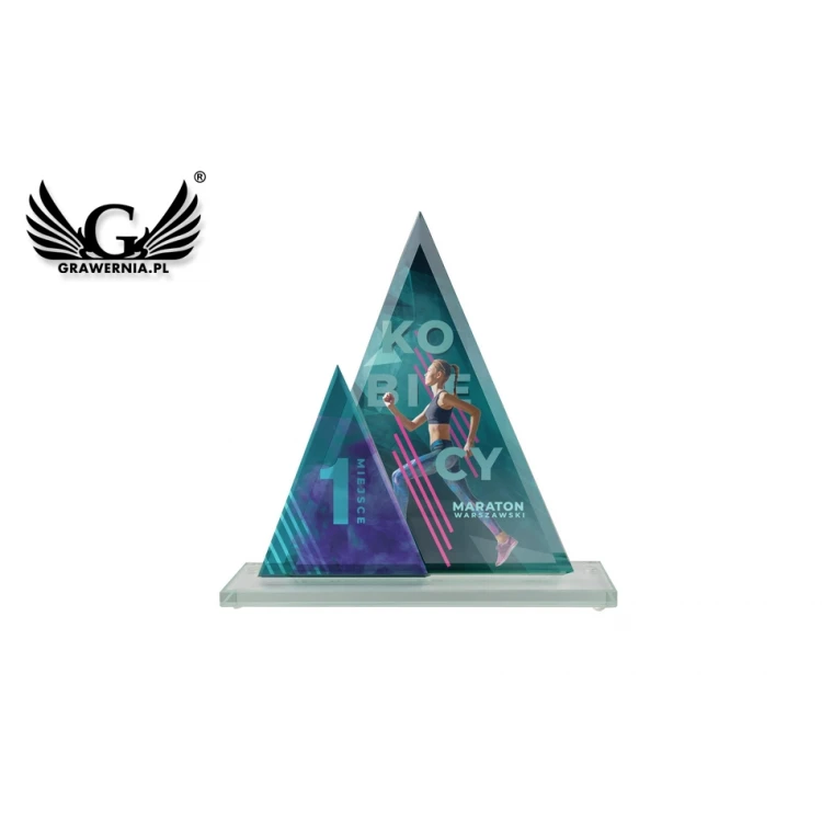 UV Print Glass Trophy - Pascal - TSZ083