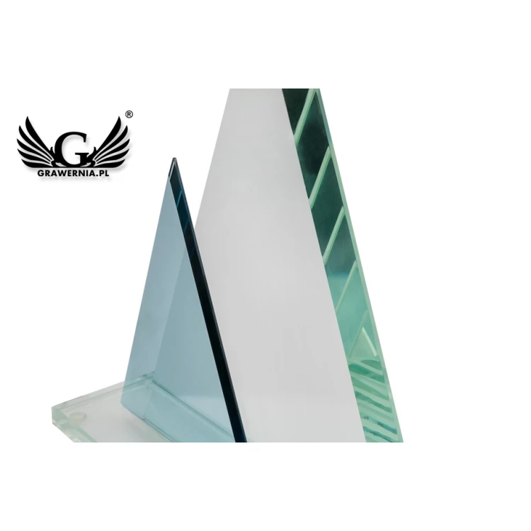 UV Print Glass Trophy - Pascal - TSZ083