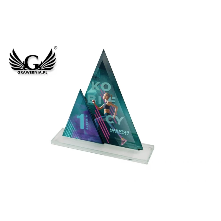 UV Print Glass Trophy - Pascal - TSZ083