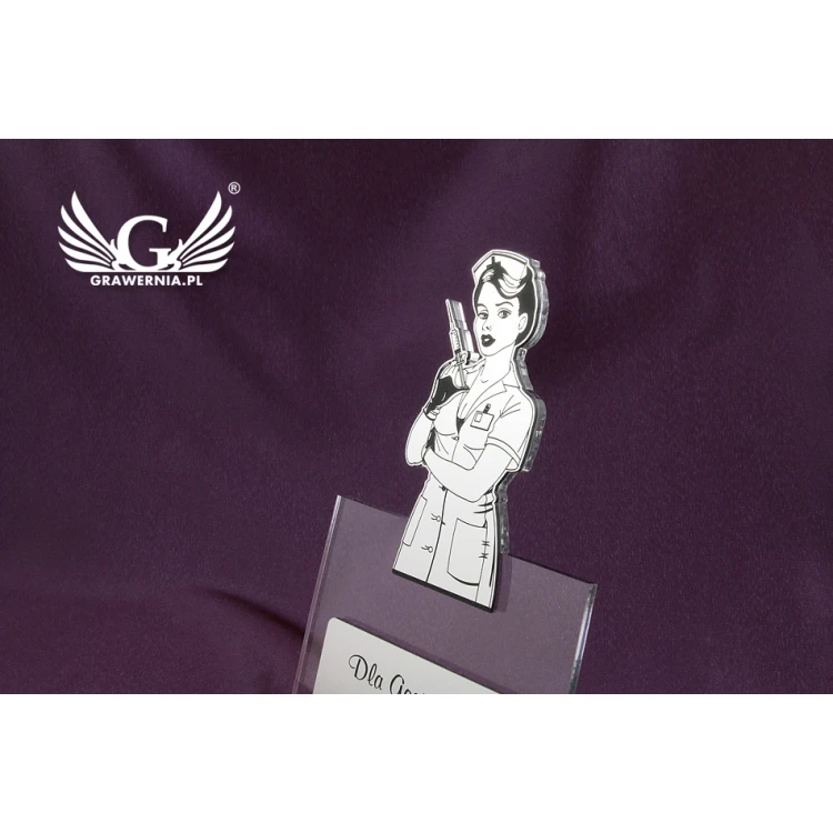 Acrylic Trophy NURSE model DTA25