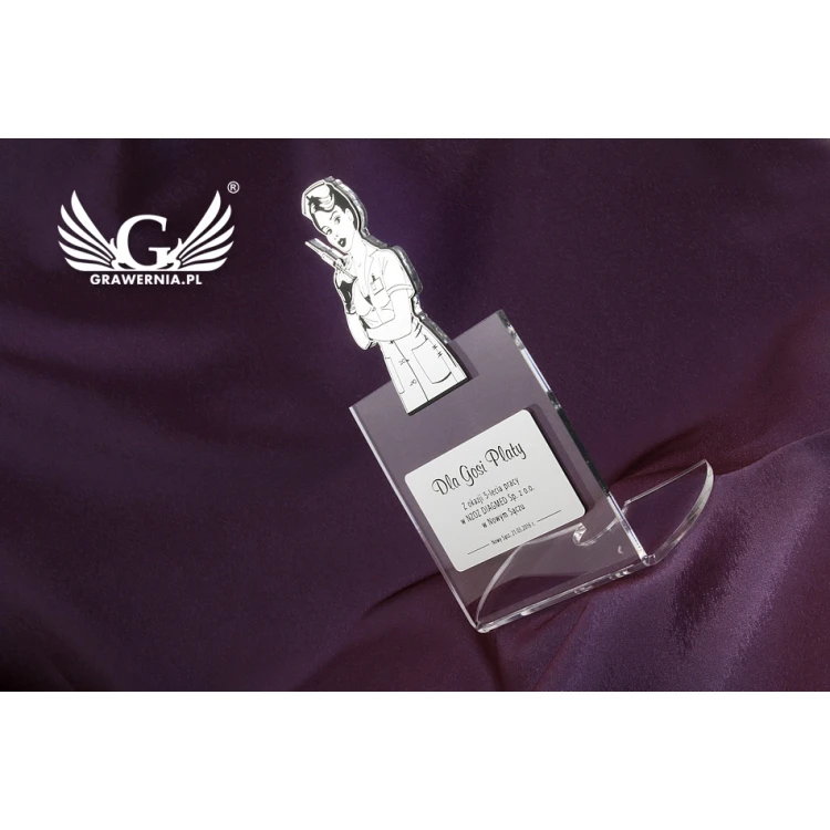 Acrylic Trophy NURSE model DTA25