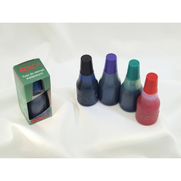 Ink for metal stamps - COLOP - various colors