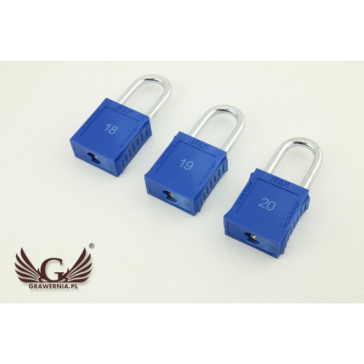 Laser marking on padlock - UGR4