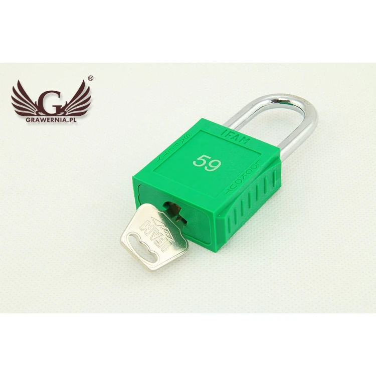 Laser marking on padlock - UGR4