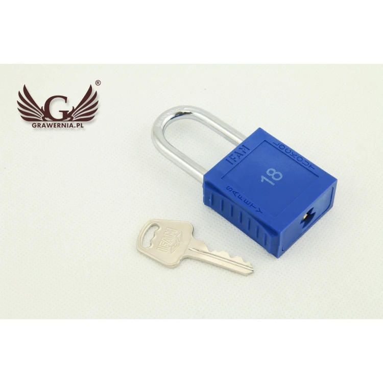 Laser marking on padlock - UGR4