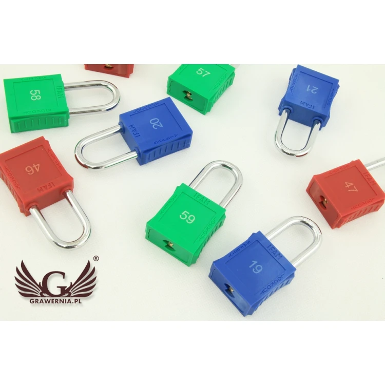 Laser marking on padlock - UGR4