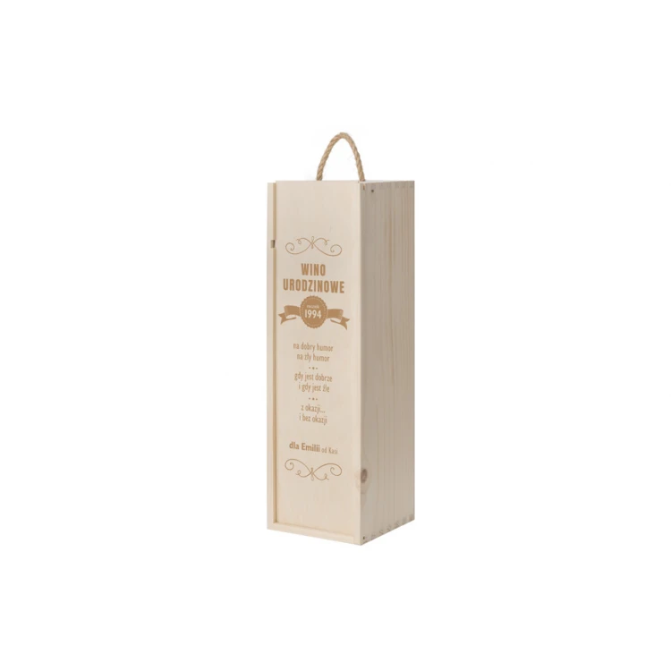 Birthday Alcohol Box - Laser Engraved - SK011