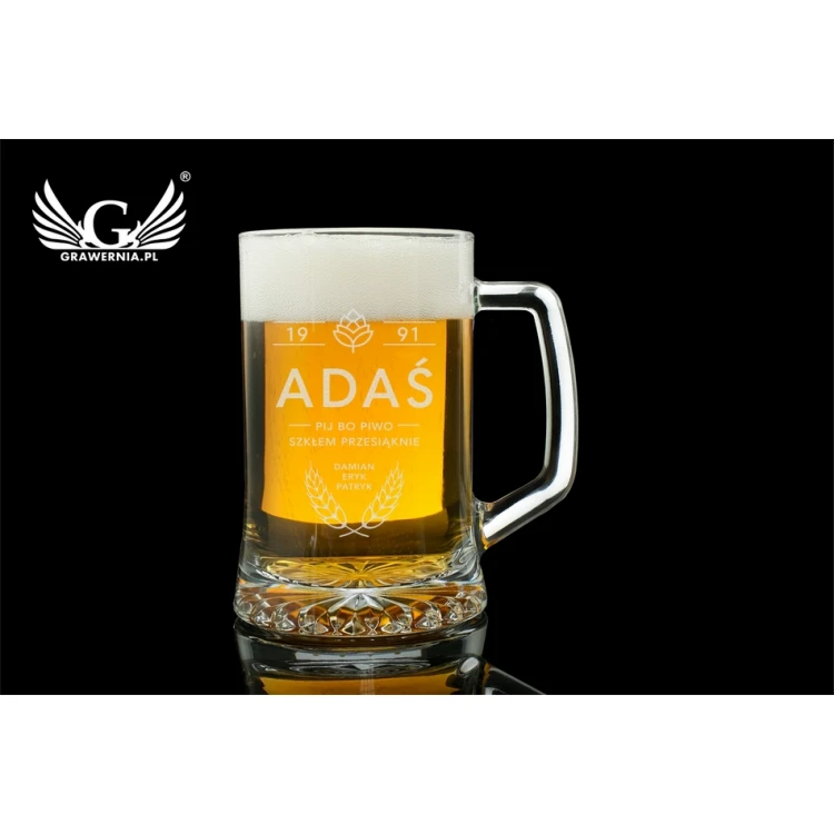 Birthday beer mug with engraving - MUG007